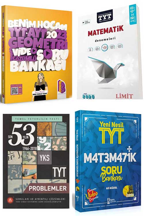 TYT AYT Matematik Geometri Yeni Nesil Çıkmış Soru Ve Deneme Seti TYT ...