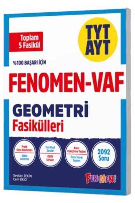 TYT AYT VAF Geometri Fasikülleri Seti Kurmay Yayınları