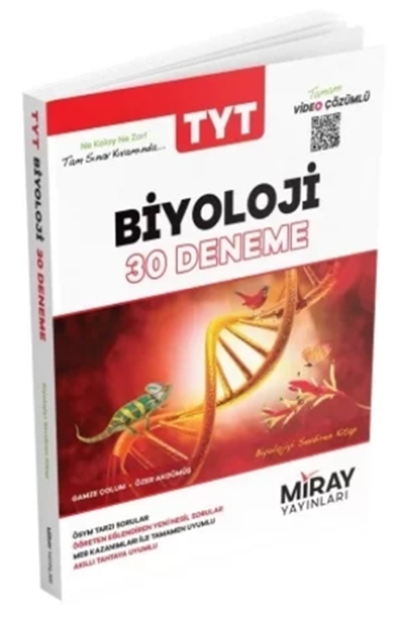 TYT Biyoloji 30 Deneme Miray Yayınları