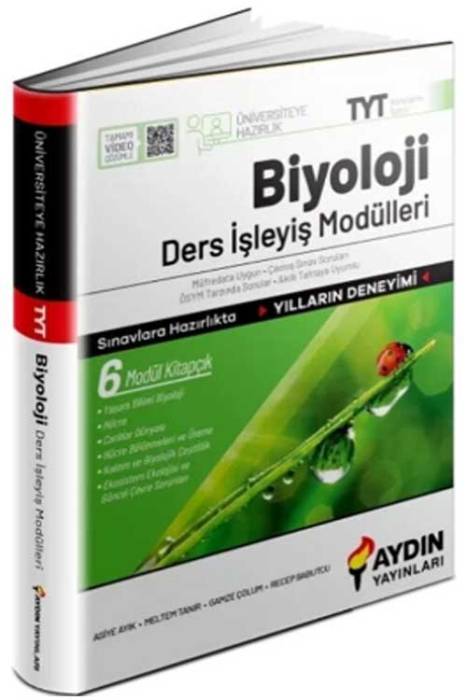 TYT Biyoloji Ders İşleyiş Modülleri Aydın Yayınları