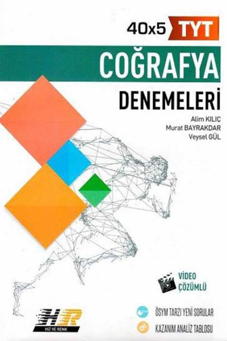 TYT Coğrafya 40 x 5 Denemeleri Hız ve Renk Yayınları