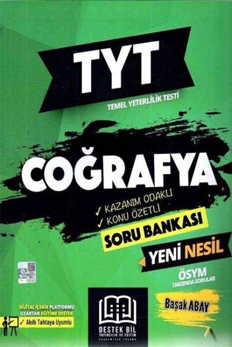 TYT Coğrafya Konu Özetli Soru Bankası Destek Bil Yayınları