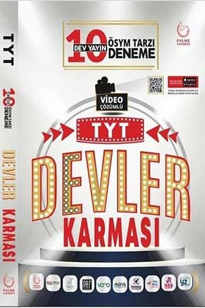 Palme TYT Devler Karması 10 Deneme Video Çözümlü Palme Yayınevi