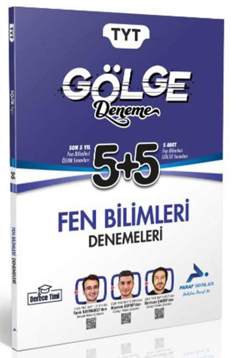 TYT Fen Bilimleri Gölge Deneme Paraf Yayınları