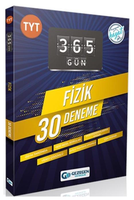 TYT Fizik 365 Gün 30 Deneme Gezegen Yayınları