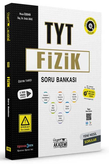 TYT Fizik Soru Bankası Üçgen Akademi Yayınları