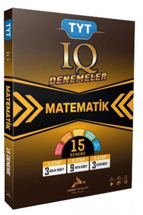 TYT IQ Matematik Video Çözümlü 15 Branş Deneme Paraf Yayınları