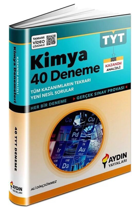 TYT Kimya 40 Deneme Aydın Yayınları