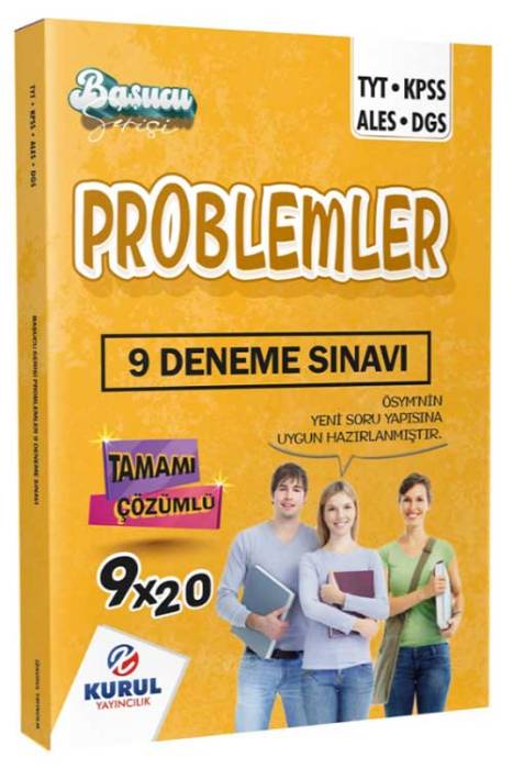 TYT KPSS ALES DGS Başucu Serisi Problemler 9 x 20 Deneme Sınavı Kurul Yayıncılık