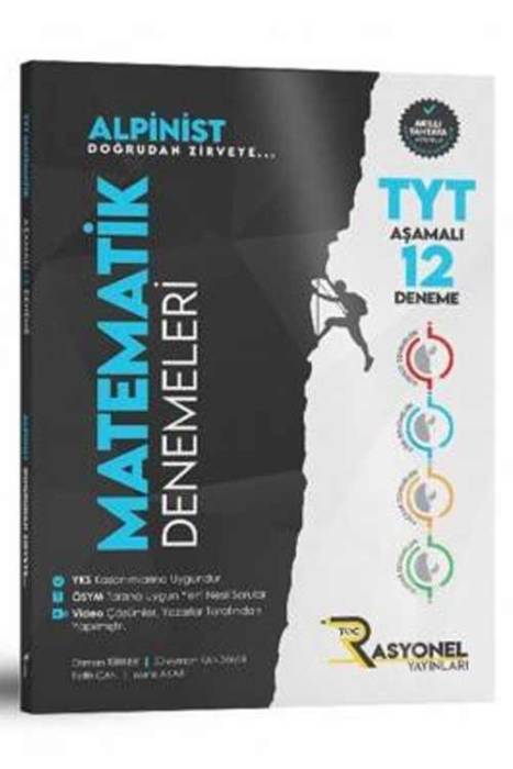 2024 TYT Matematik Alpinist Aşamalı 12 li Deneme Rasyonel Yayınları