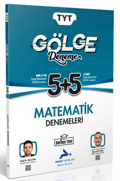 TYT Matematik Gölge Deneme Paraf Yayınları