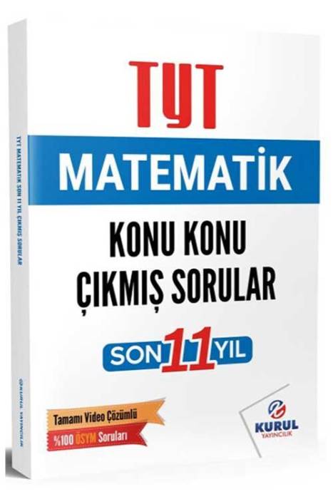 TYT Matematik Son 11 Yıl Konu Konu Çıkmış Sorular ve Video Çözümleri Kurul Yayıncılık