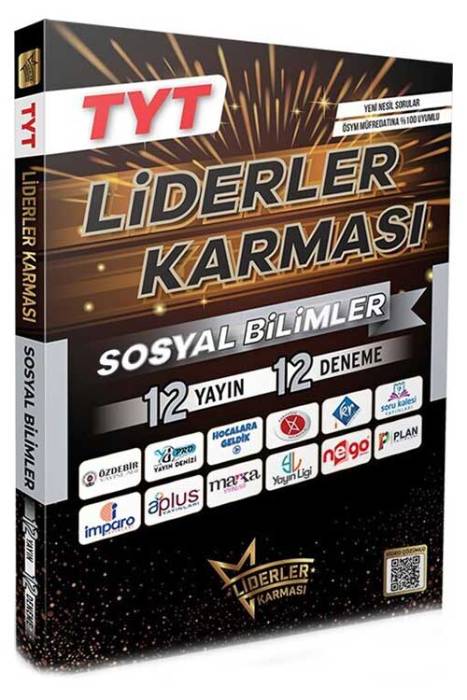 TYT Sosyal Bilimler 12 Yayın 12 Deneme Liderler Karması Yayınları