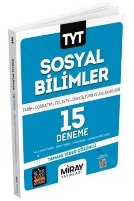 TYT Sosyal Bilimler 15 Deneme Miray Yayınları