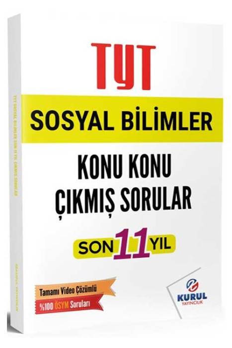 TYT Sosyal Bilimler Son 11 Yıl Konu Konu Çıkmış Sorular ve Video Çözümleri Kurul Yayıncılık