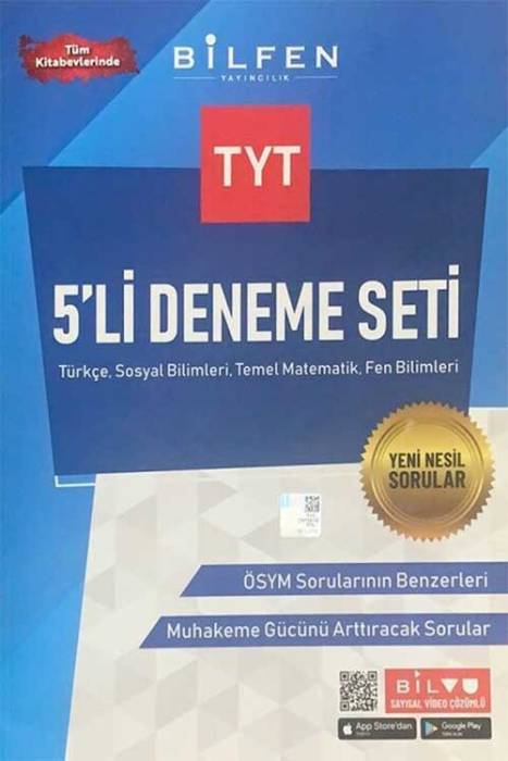 TYT Tüm Dersler 5 li Deneme Seti Bilfen Yayıncılık