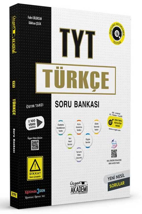 TYT Türkçe Soru Bankası Üçgen Akademi Yayınları