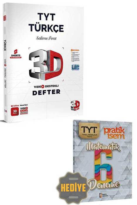 TYT Türkçe Video Destekli Defter 3D Yayınları Hediyeli