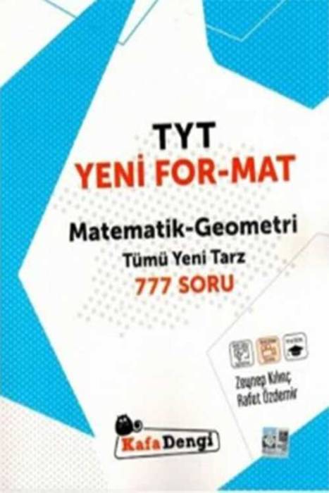 TYT Yeni For Mat Matematik Geometri Tümü Yeni Tarz 777 Soru Kafa Dengi Yayınları