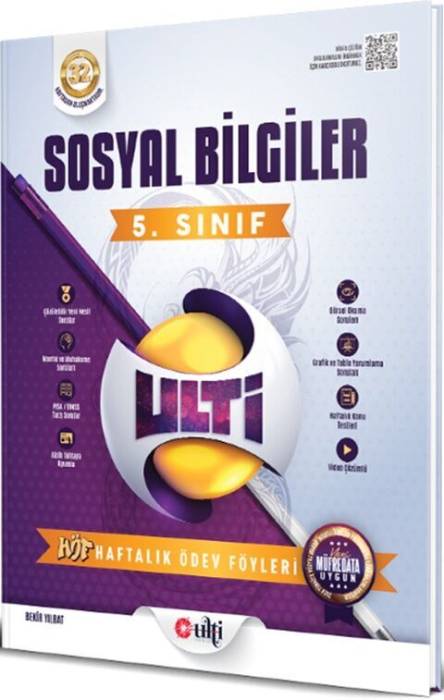 Ulti Yayınları 5. Sınıf Sosyal Bilgiler Haftalık Ödev Föyleri