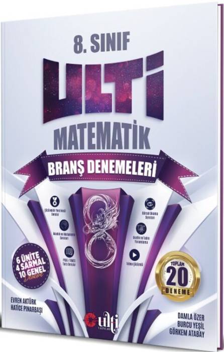 Ulti Yayınları 8. Sınıf Matematik Denemeleri