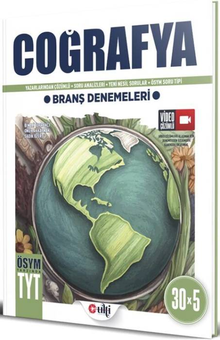 Ulti Yayınları TYT Coğrafya 30 x 5 Branş Denemeleri