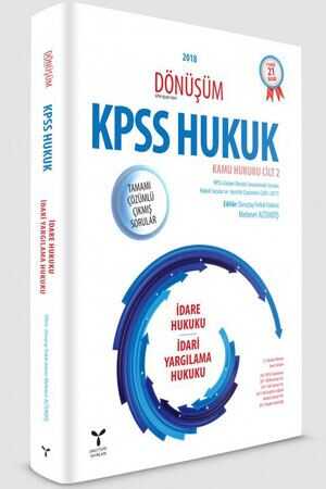 Umuttepe Kpss Dönüşüm Hukuk-İdare Hukuku İdari Yargılama Hukuku Umuttepe Yayınevi