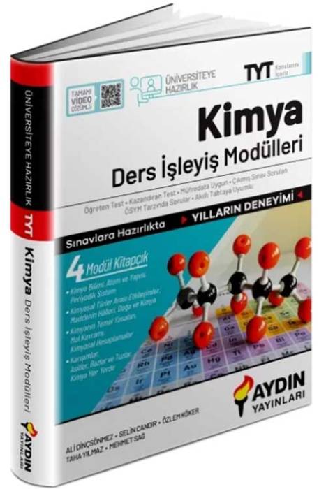 Üniversiteye Hazırlık TYT Kimya Ders İşleyiş Modülleri Aydın Yayınları