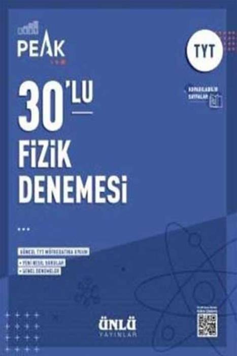 Ünlü TYT Fizik Best Peak 30 lu Denemesi Ünlü Yayınlar