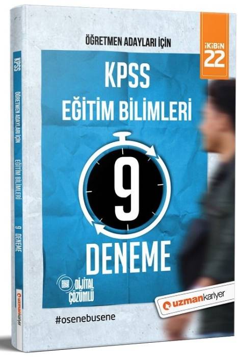 SÜPER FİYAT Uzman Kariyer 2022 KPSS Eğitim Bilimleri 9 Deneme Dijital Çözümlü Uzman Kariyer Yayınları