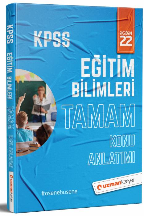 Süper Fiyat Uzman Kariyer 2022 KPSS Eğitim Bilimleri TAMAM Konu Anlatımlı Uzman Kariyer Yayınları