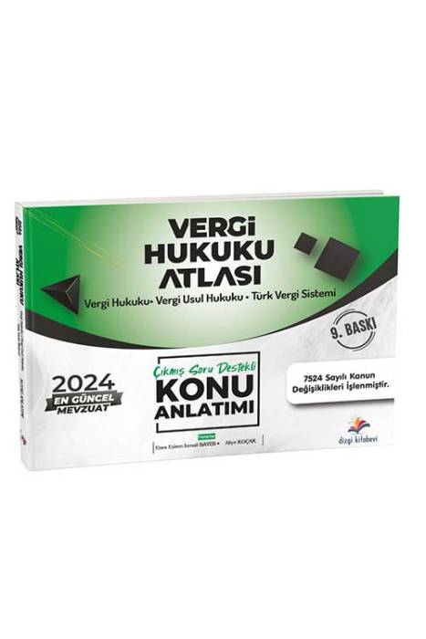 2024 Vergi Hukuku Atlası 9. Baskı Dizgi Kitap Yayınları