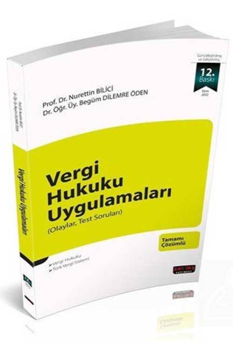 Vergi Hukuku Uygulamaları 12. Baskı Savaş Yayınevi 