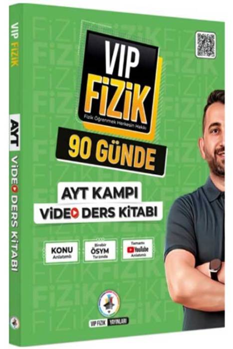 Vip Fizik 90 Günde AYT Kampı Video Ders Kitabı Vip Fizik Yayınları