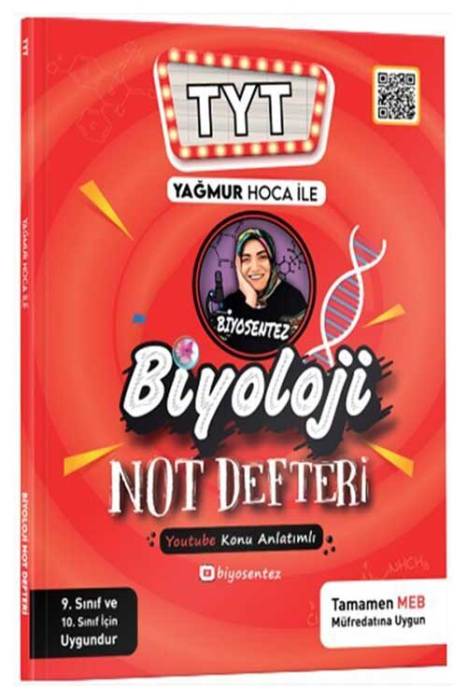 Yağmur Hoca ile TYT Biyosentez Biyoloji Not Defteri Tamamı El Yazılı KR Akademi Yayınları