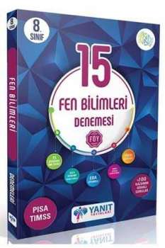 Yanıt 8. Sınıf Fen Bilimleri 15 li Branş Denemesi Yanıt Yayınları - Thumbnail