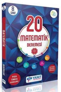 Yanıt 8. Sınıf Matematik Video Çözümlü 20 Denemesi Yanıt Yayınları - Thumbnail