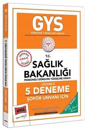 Yargı 2020 GYS T.C. Sağlık Bakanlığı Şoför Unvanı İçin Çözümlü 5 Deneme Yargı Yayınları