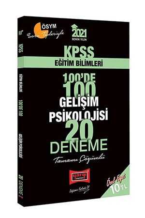 Yargı 2021 KPSS Eğitim Bilimleri Gelişim Psikolojisi 100 de 100 Tamamı Çözümlü 20 Deneme Yargı Yayınları