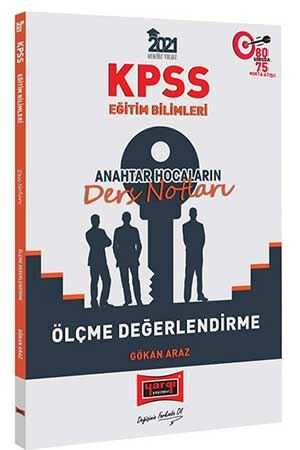 Yargı 2021 KPSS Eğitim Bilimleri Ölçme Değerlendirme Anahtar Hocaların Ders Notları Yargı Yayınları