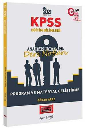 Yargı 2021 KPSS Eğitim Bilimleri Program ve Materyal Geliştirme Anahtar Hocaların Ders Notları Yargı Yayınları