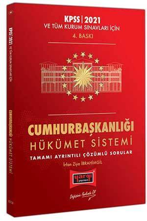 Yargı 2021 KPSS ve Tüm Kurum Sınavları İçin Cumhurbaşkanlığı Hükümet Sistemi Tamamı Ayrıntılı Çözümlü Sorular Yargı Yayınları