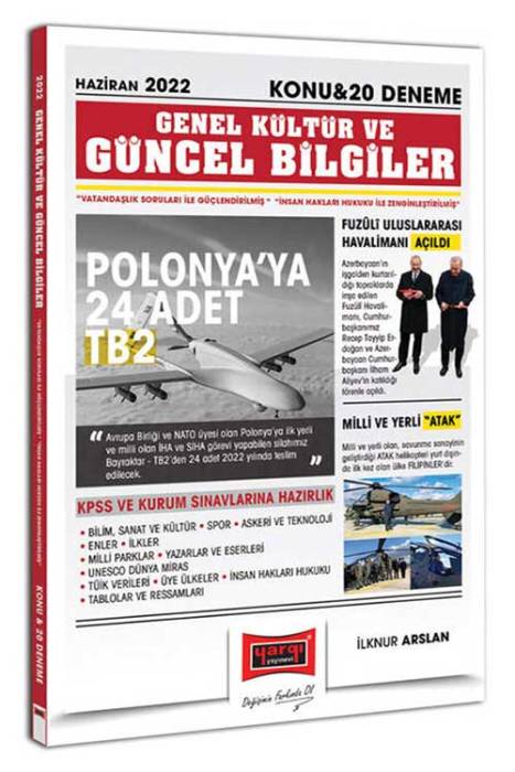 Yargı 2022 Genel Kültür ve Güncel Bilgiler Konu Anlatımı +20 Deneme Yargı Yayınları