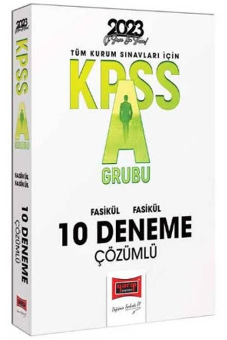 2023 KPSS A Grubu 10 Deneme Çözümlü Yargı Yayınları