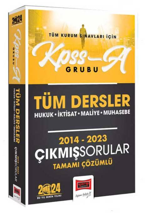 2024 KPSS A Grubu Tüm Dersler Hukuk-İktisat-Maliye-Muhasebe Tamamı Çözümlü Çıkmış Sorular Yargı Yayınları