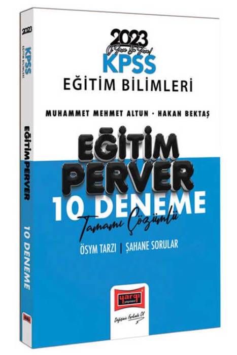 2023 KPSS Eğitim Bilimleri Eğitimperver Tamamı Çözümlü 10 Deneme Yargı Yayınları