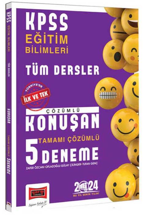 2024 KPSS Eğitim Bilimleri Tüm Dersler Tamamı Çözümlü Konuşan 5 Deneme Yargı Yayınları