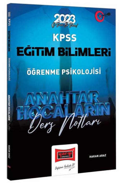 2023 KPSS Eğitim Bilimleri Anahtar Hocaların Öğrenme Psikolojisi Ders Notları Yargı Yayınları