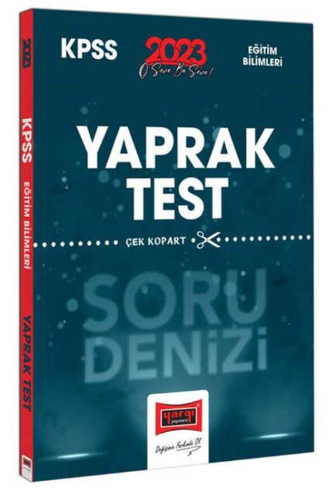 2023 KPSS Eğitim Bilimleri Tüm Dersler Soru Denizi Çek Kopart Yaprak Test Yargı Yayınları