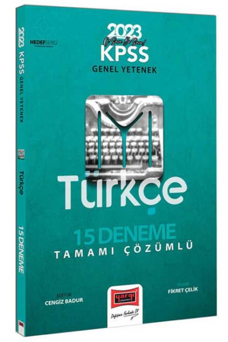 2023 KPSS Genel Yetenek Hedef IYI Serisi Türkçe Tamamı Çözümlü 15 Deneme Yargı Yayınları